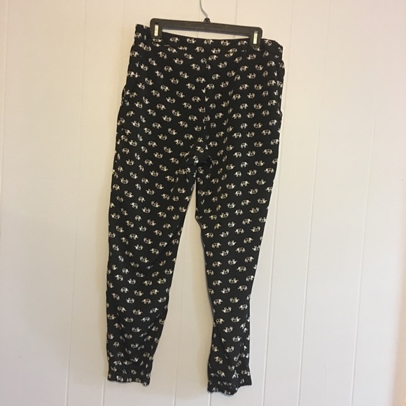 Elephant print jogger style pants - Picture 6 of 8